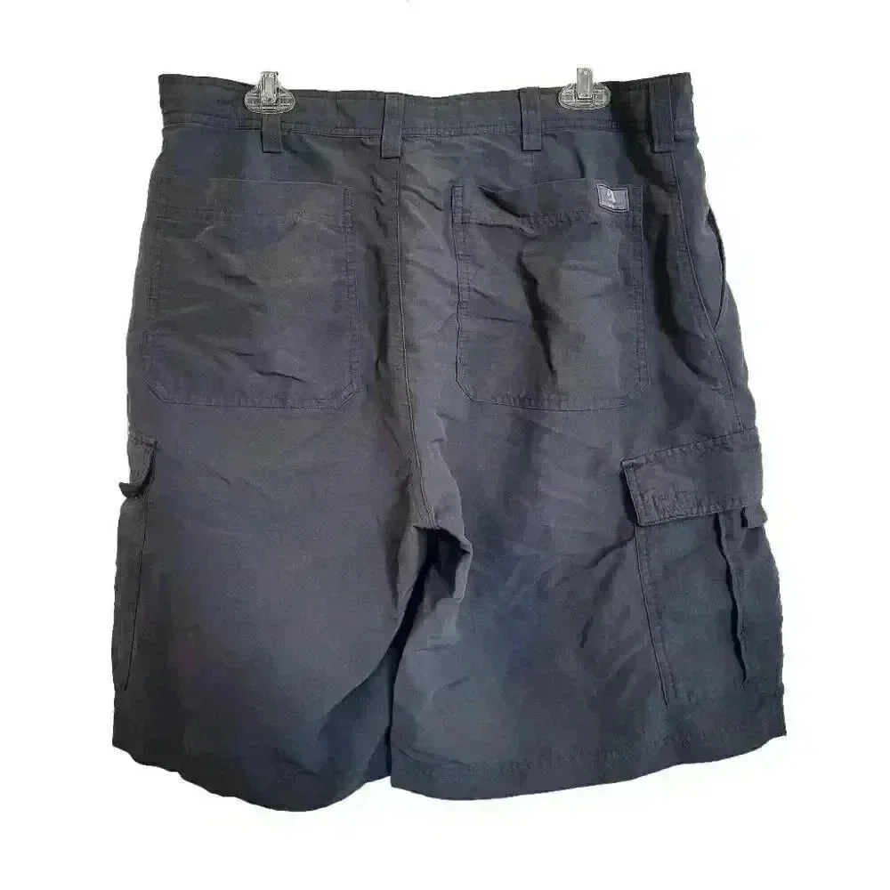 The North Face Men's Charcoal Nylon Cargo Shorts